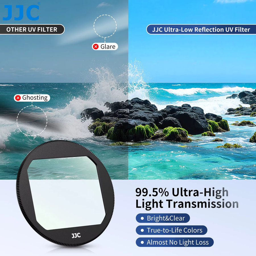JJC UV-Filter für Canon Powershot SX740 HS, mehrfach beschichtetes optisches Glas, transparent - Bild 3