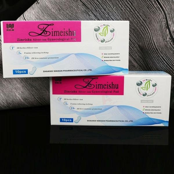 Zimeishu Panty Liner Pads mit Silber-Ionen, Damen, 20 Stück - Bild 1