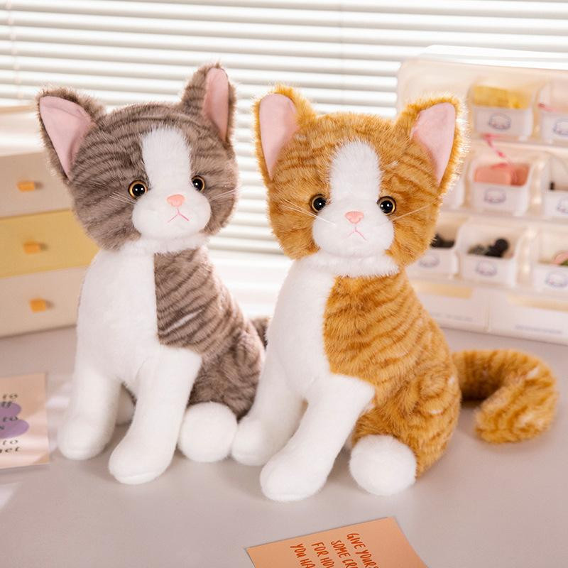 Bai Fen Bai dolls and toys Sitzkatzenpuppe Plüschtier, 40cm - Bild 1