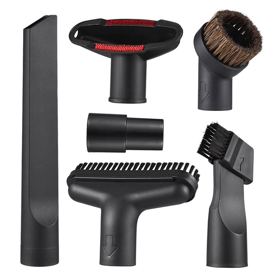 Dyson 6-teiliges Bürstenkopf-Set mit Pferdehaarbürste für Haushaltsstaubsauger, Schwarz - Bild 4