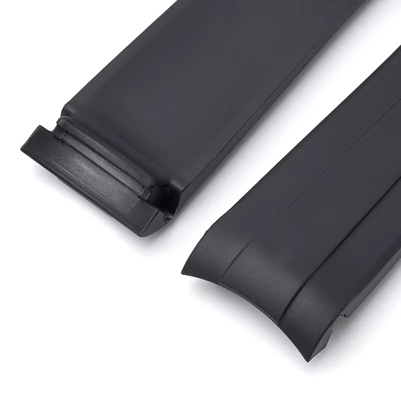 Abay Uhrenarmband Silikon, 20 mm, Schwarz, Unisex - Bild 4