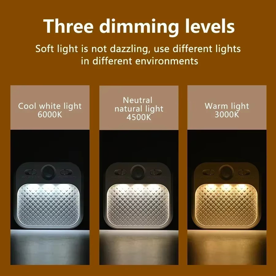 GGBEE LED Nachtlicht mit Bewegungsmelder, wiederaufladbar und magnetisch, weiß - Bild 2