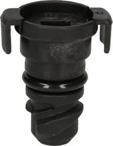 KS Tools Ölablassschraube mit Bajonettverschluss, Innen4kant 10mm, Schwarz, 10er-Pack - Bild 1