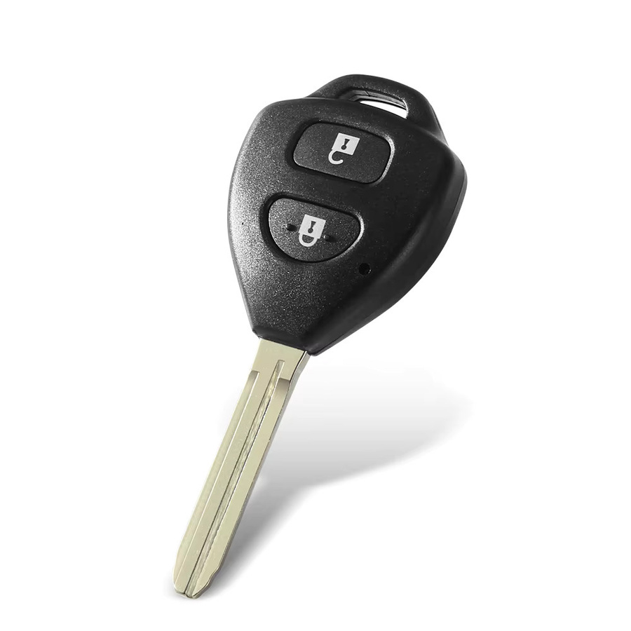 KEYYOU 10er Set Ersatz Gehäuse für Auto Fernbedienung Schlüssel Shell in Schwarz für Toyota Camry Avalon Corolla Matrix RAV4 Venza Yaris mit 2/3/4 Tasten - Bild 3