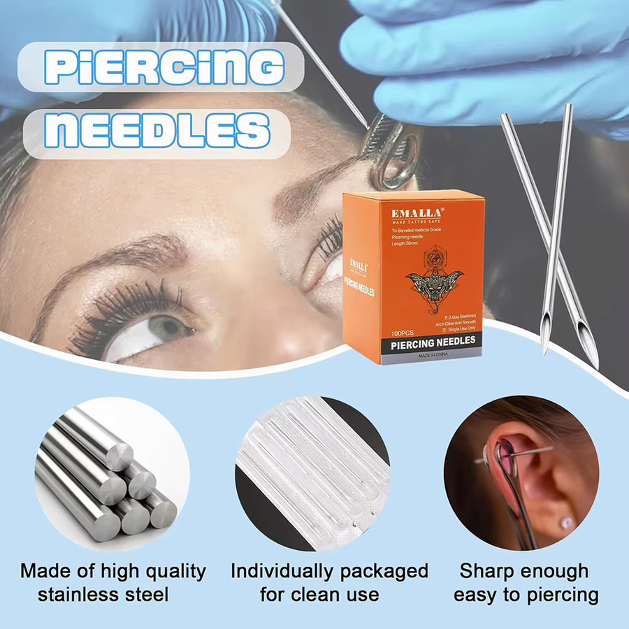 TRUE STAR Einweg-Piercing-Nadeln, 12G-20G, Unisex, steril - Bild 3