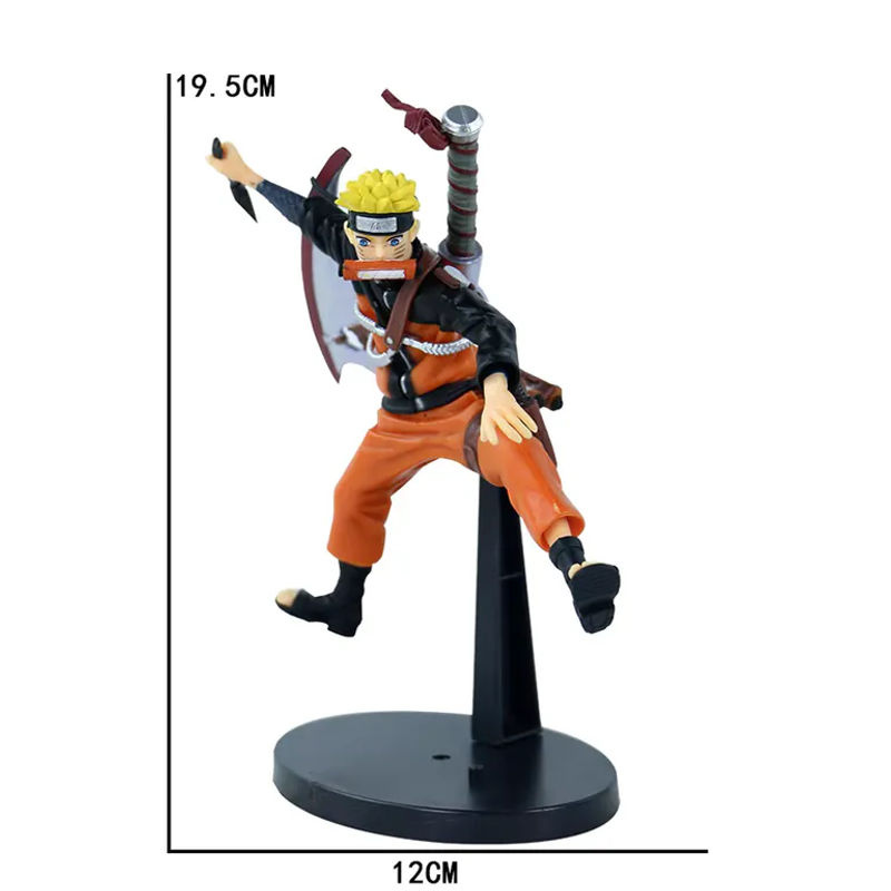 Bandai Anime Figuren Set Naruto Sasuke Kakashi aus Kunststoff in Mehrfarbig als Sammlerstücke und Dekoration - Bild 4