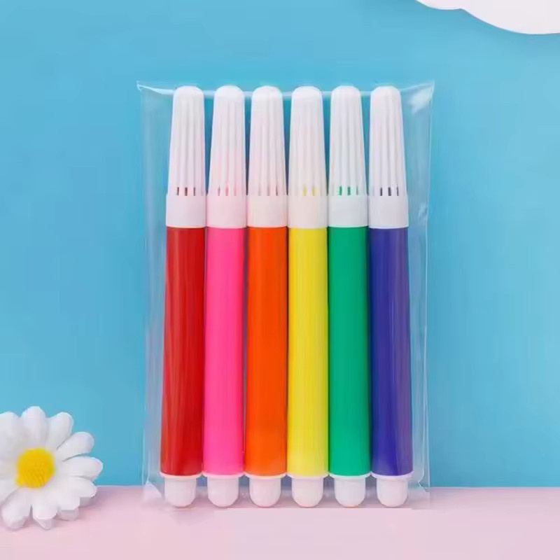 ZYF Graffiti-Stifte Set mit 6 bunten Markern für DIY Kunst und Schulunterricht - Bild 2