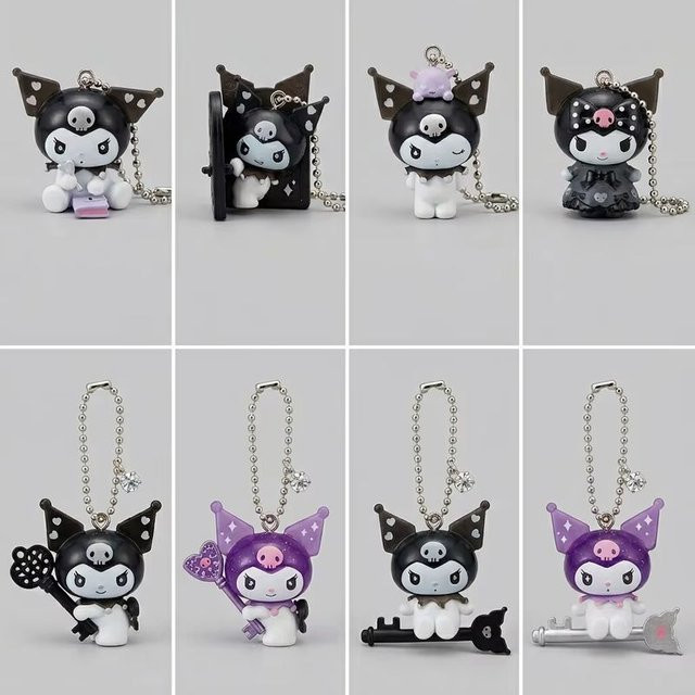 Sanrio Kuromi 20. Jubiläums-Schlüsselanhänger Blind Box Figur, Einzelfigur - Bild 1