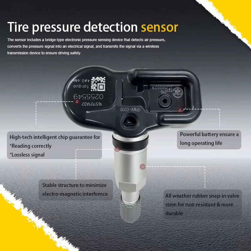 ANWAYTECH 4er Set Reifendrucküberwachungssensor TPMS PMV-C010 in Schwarz für Toyota Yaris Camry Corolla und Lexus NX RX kompatibel mit 4260706020 315 MHz - Bild 3