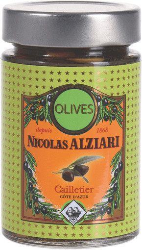 Nicolas Alziari Cailletier-Oliven mit Thymian 125 g - Bild 1