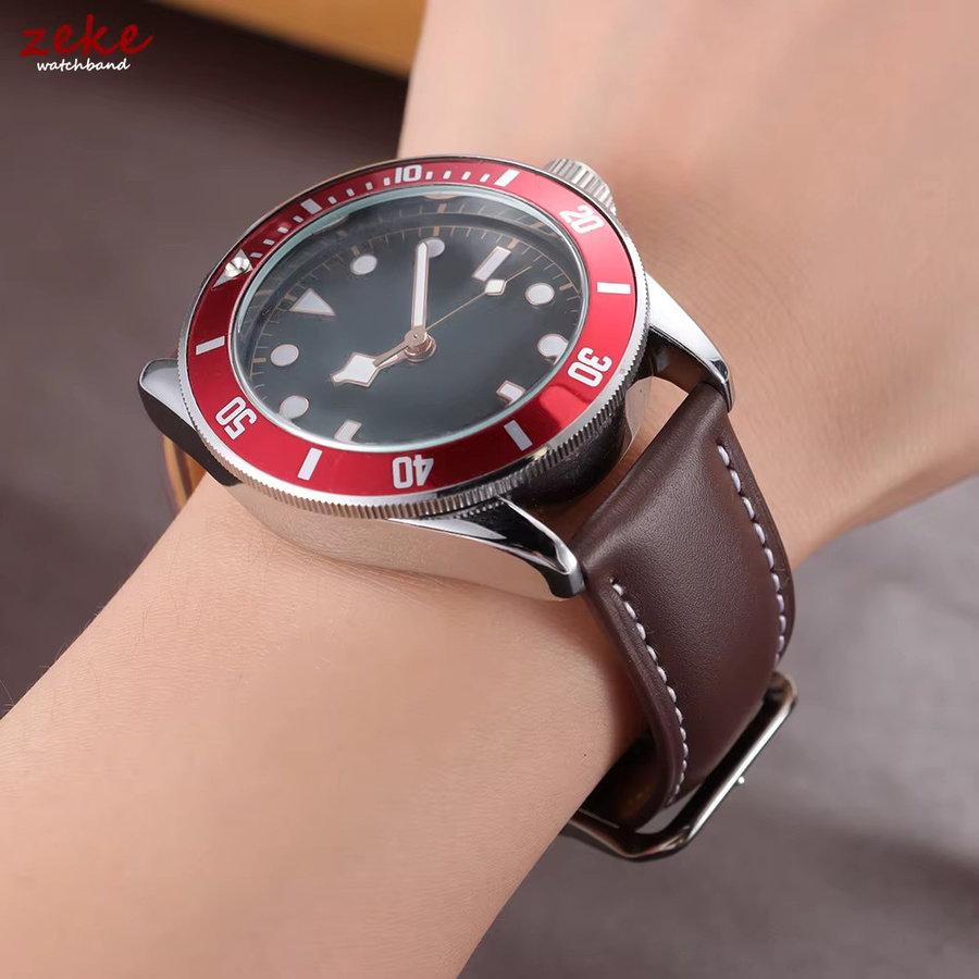 crazyband Uhrenarmband Kalbsleder, Braun, Herren und Damen - Bild 3
