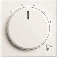 Busch-Jaeger Zentralscheibe Thermostat rund in Weiß - Bild 1