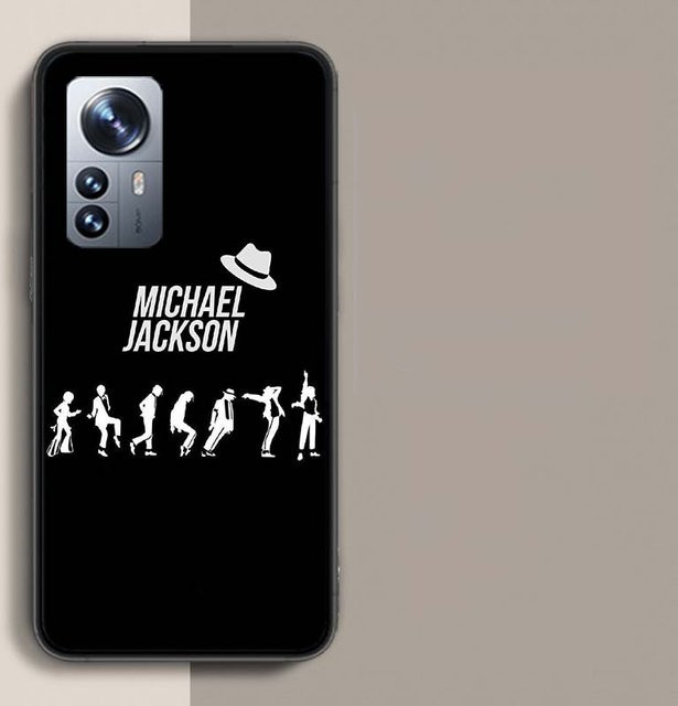 Michael Jackson Handyhülle für Xiaomi Mi 13 12T Poco F7 Pro 14 Ultra 15 Pro 12X 12 9 8 Lite 5G 11T 11i 10 10T Pro in Schwarz - Bild 1