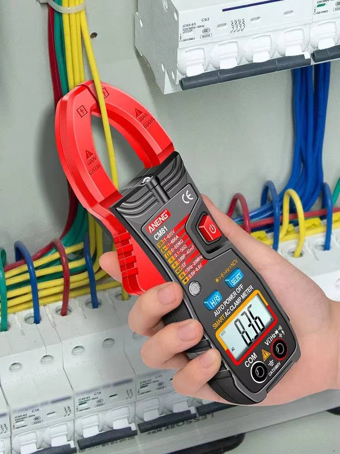 ANENG Zangenmessgerät Multimeter CM81 600A und CM80 500A für AC/DC Spannung, Widerstandsmessung, Diode und NCV berührungslose Messung - Bild 7