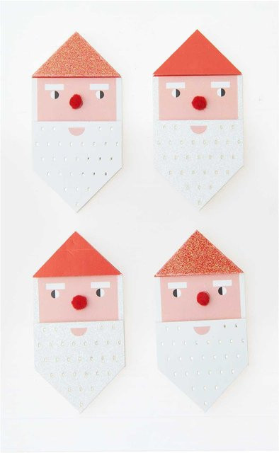 Rico Design Paper Poetry 3D Sticker Weihnachtsmann Multicolor - Bild 1