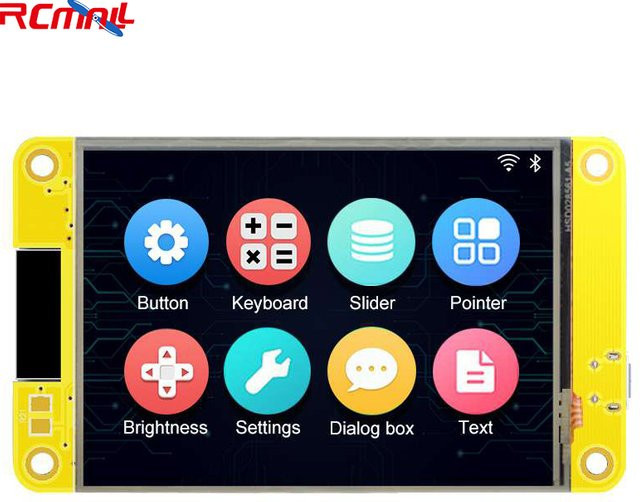 RCmall ESP32-2432S028R Display Modul mit 2,8 Zoll LCD TFT Bildschirm, 240 x 320 Pixel, ILI9341 Treiber für Arduino IoT Smart Home - Bild 1