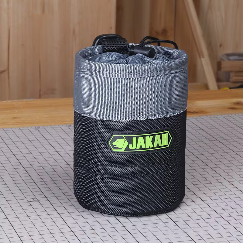 JAKAH Werkzeuggürteltasche JK-198 als multifunktionale Aufbewahrungstasche für Schrauben und Nägel in Grau - Bild 5
