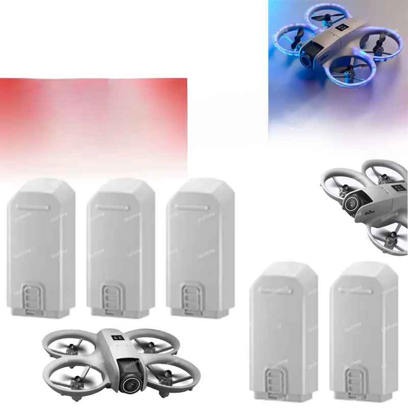 LSRC GT3 Ersatzbatterie für RC Quadcopter, 3,7 V, 1800 mAh, Farbe: Weiß - Bild 1