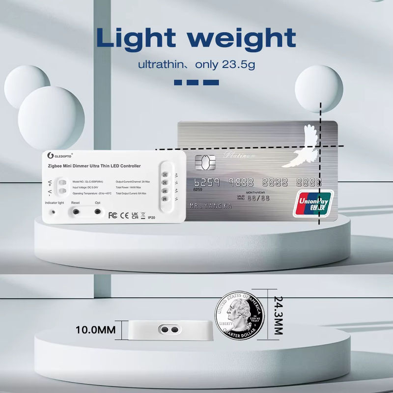 Tuya ZigBee 3.0 Smart LED Controller für RGBW und CCT mit 6 Zonen und RF 2,4G Fernbedienung, dimmbar, DC 5V 12V 24V - Bild 3