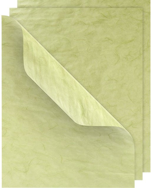 VBS Strohseide in Hellgrün, 3 Bögen, B x H: 50 x 70 cm - Bild 1