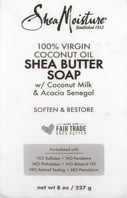 SheaMoisture Sheabutterseife mit Kokosnussöl, 230 g - Bild 1