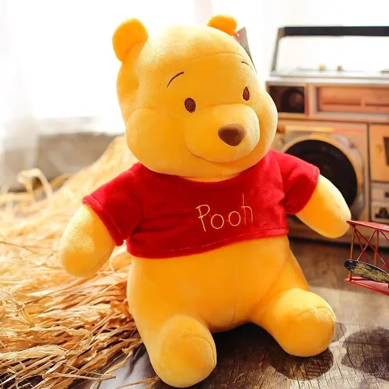 Bandai Winnie Puuh Disney Pooh Bär, Plüschtiere, Gelb - Bild 3