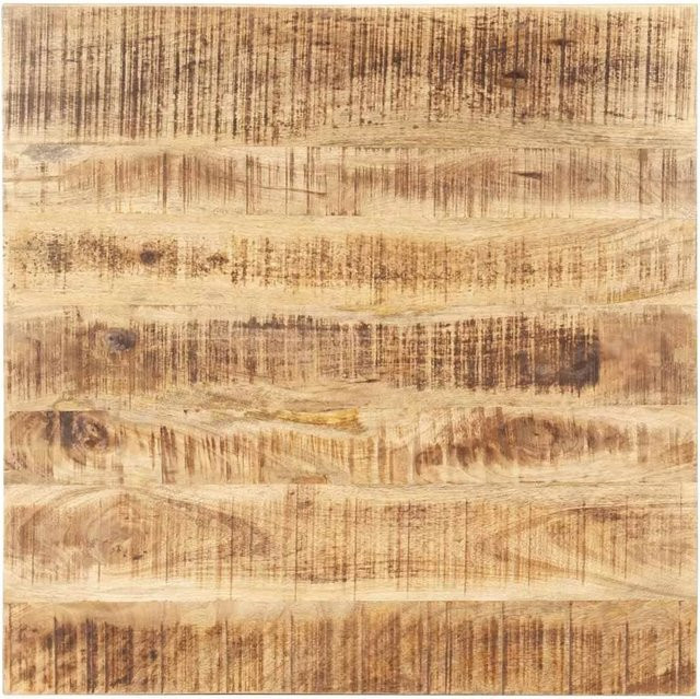 vidaXL Tischplatte aus Mango-Massivholz in Braun, B/T: 70 x 70 cm - Bild 1