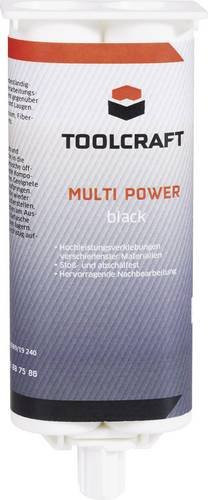 TOOLCRAFT Multi Power Zwei-Komponentenkleber MP3S.K50BL Epoxy in Schwarz, 50 ml - Bild 1