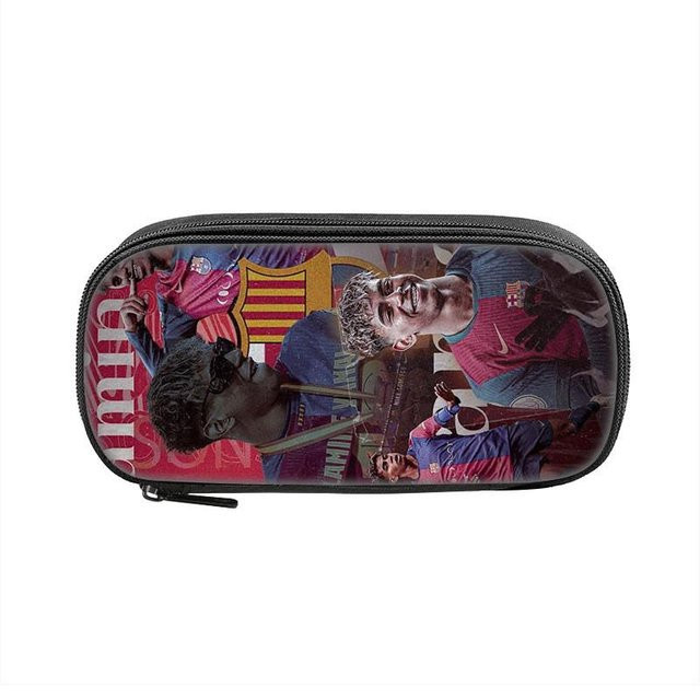 Lamine Yamal Canvas Federmäppchen von LuxeBead in Multicolour mit wasserdichter und kratzfester Mehrschicht-Aufbewahrung für Schüler Style13 - Bild 1