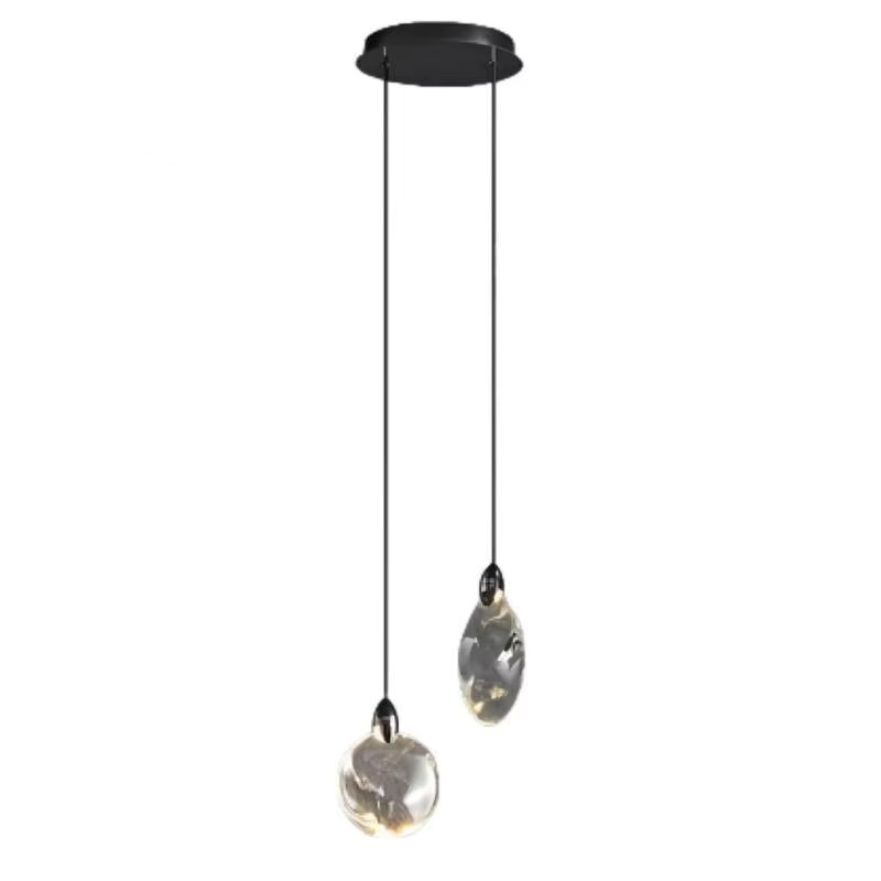 Moderner Luxus-Kronleuchter von YUENSLIGHTING aus transparentem Glas für Wohnzimmer, Esszimmer, Flur und Balkon - Bild 3