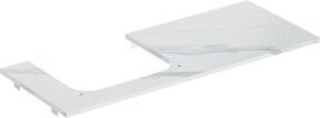 Geberit Waschtisch-Platte One Naturstein in Weiß/Marmor, B/T/H: 120 x 47 x 2 cm - Bild 1