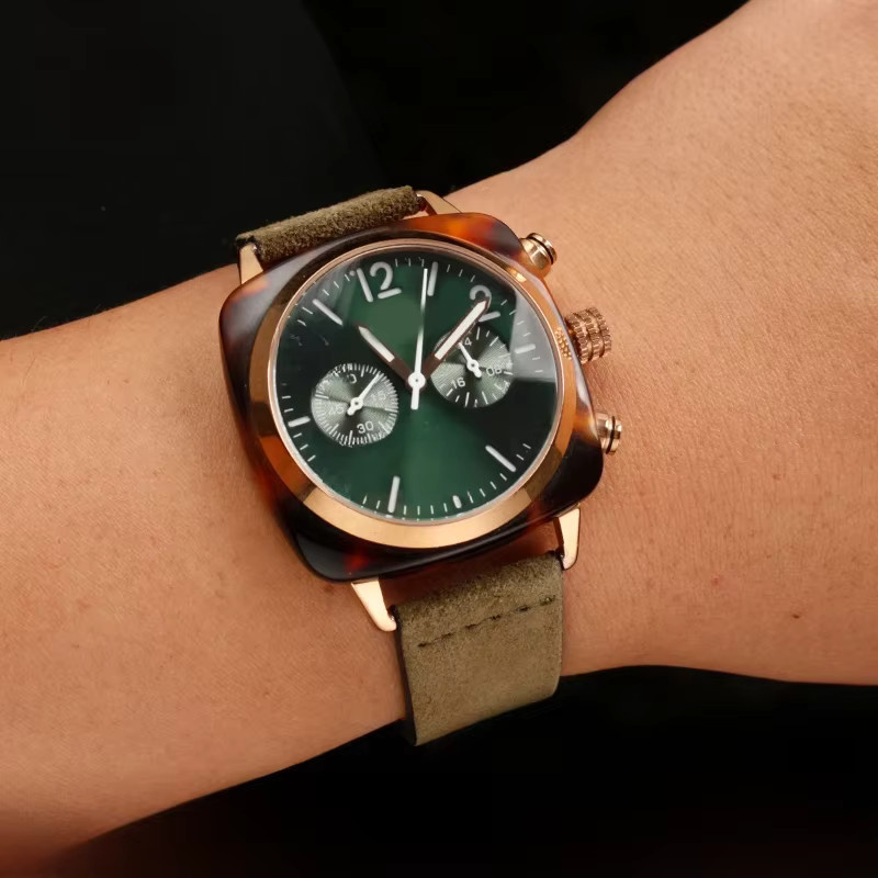 Uhrenarmband Leder, Wildleder, 20mm, Unisex - Bild 5