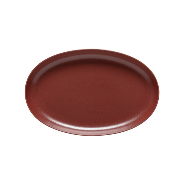 Costa Nova Servierplatte Pacifica Oval, Rot, 6er Pack, B: 32 cm, T: 20,5 cm, H: 3,6 cm - Bild 1