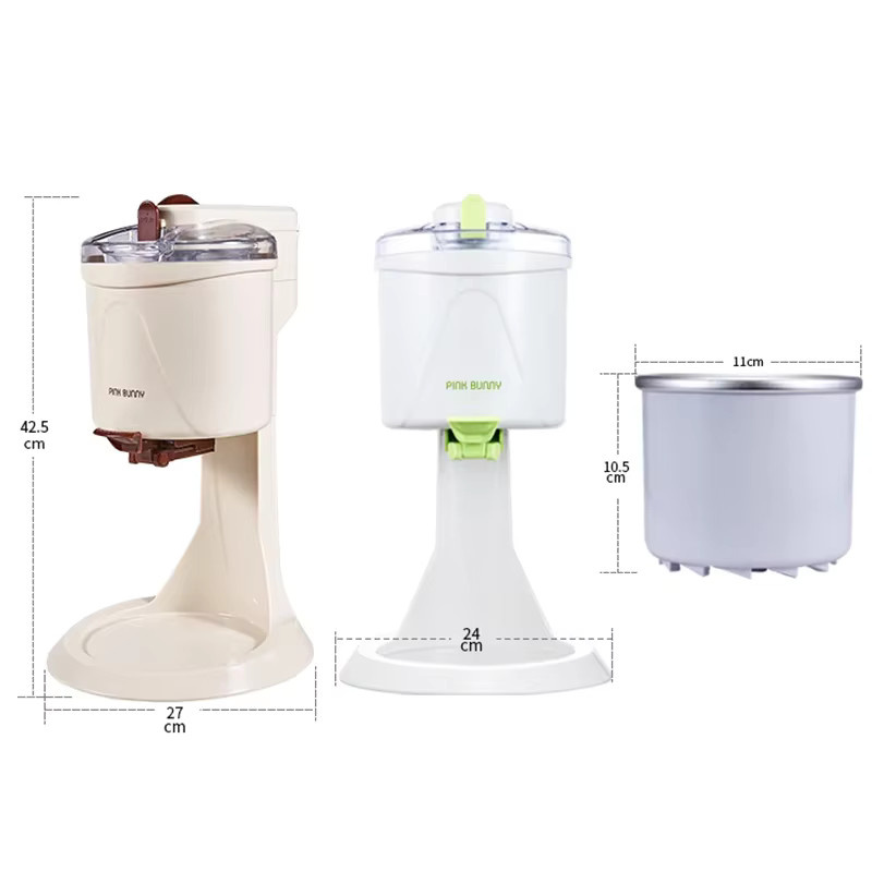 LZHZXY Eismaschine BL-1000 in Weiß, 1L Kapazität, Automatische DIY Obst- und Dessertmaschine für Milchshakes und gefrorene Früchte, 220V - Bild 2