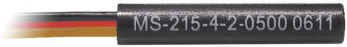 PIC MS-215-4 Reed-Kontakt 1 Wechsler Schwarz 175 V/DC 120 V/AC 0.25A 5W - Bild 1