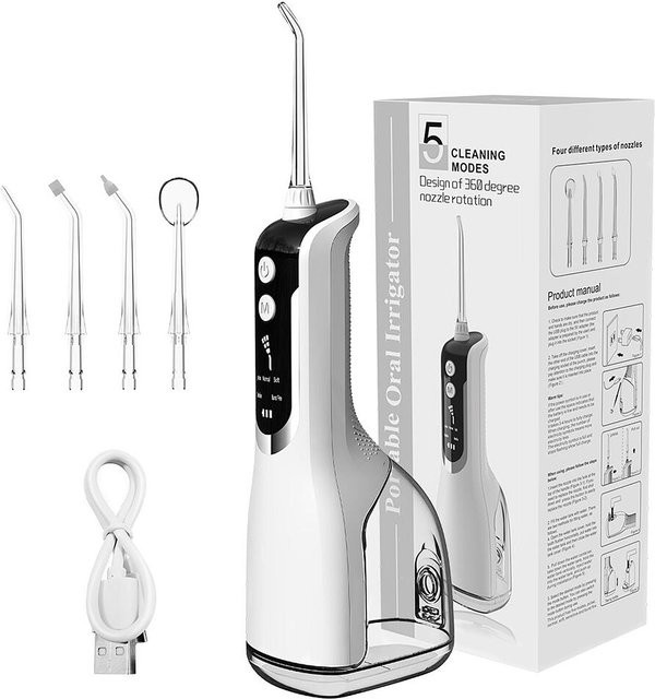 FunCouples Wasserflosser Munddusche, weiß, Unisex - Bild 1