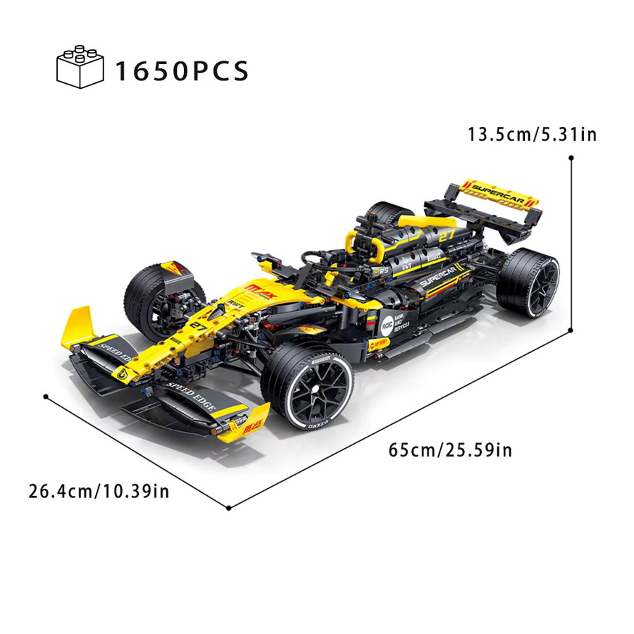 FUNXINEE Technischer Super Racing 1:8 Renault Fahrzeug, Bausatz, Montagemodell - Bild 6