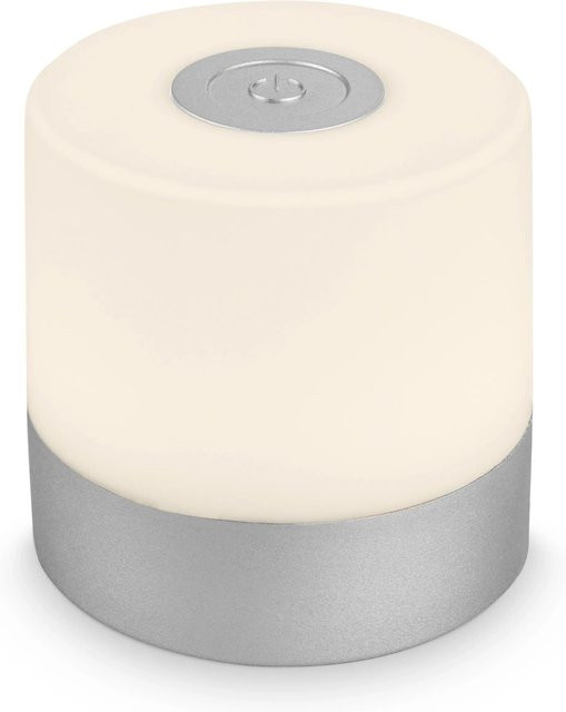 Brilo Akku-Tischleuchte Smal LED dimmbar in Chrom-Matt - Bild 1
