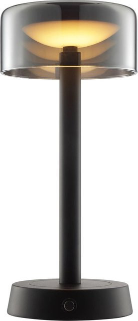 Brilliant LED Tischleuchte Razor Schwarz dimmbar mit Akku und Touch-Funktion - Bild 1