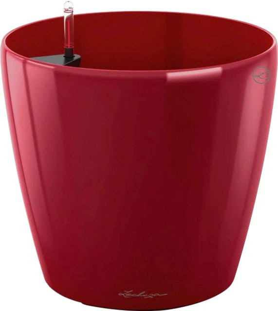 Lechuza Pflanzgefäß Classico Premium in Scarlet Rot hochglanz, Durchmesser: 70 cm, Höhe: 65 cm - Bild 1
