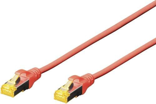 DIGITUS Patchkabel CAT 6A S/FTP in Rot, Länge: 7,0 m - Bild 1