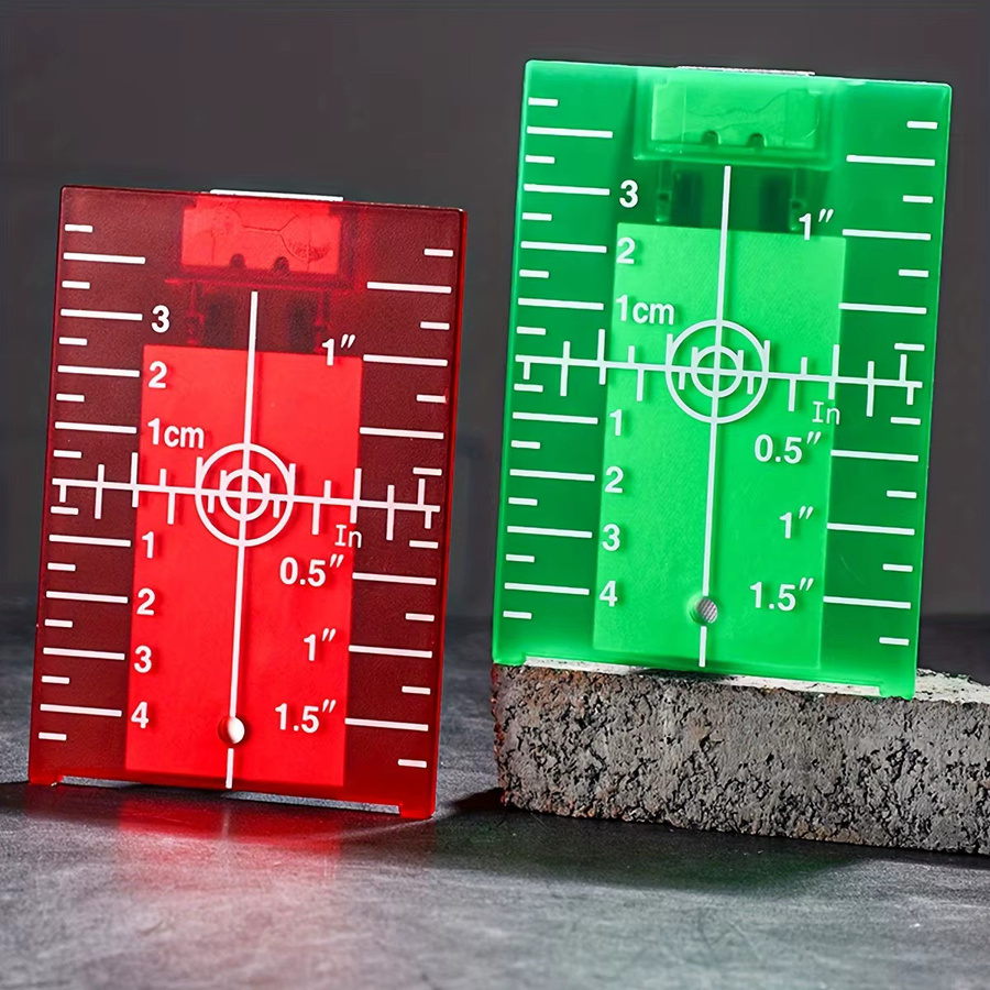 NIUXIANG Magnetische Laser Target Bodenzielplatte mit Halterung für Strahllaser in Grün und Rot - Bild 1