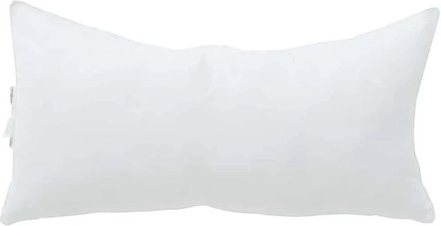 vidaXL Kopfkissen Weiß aus Baumwolle und Polyester, weich und atmungsaktiv, B/T/H: 80 x 40 x 20 cm - Bild 1