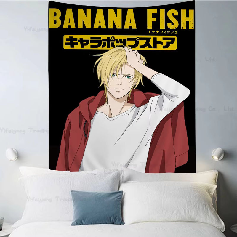 Banana Fish Anime Wandteppich Multicolor Wandbehang zur Dekoration - Bild 5