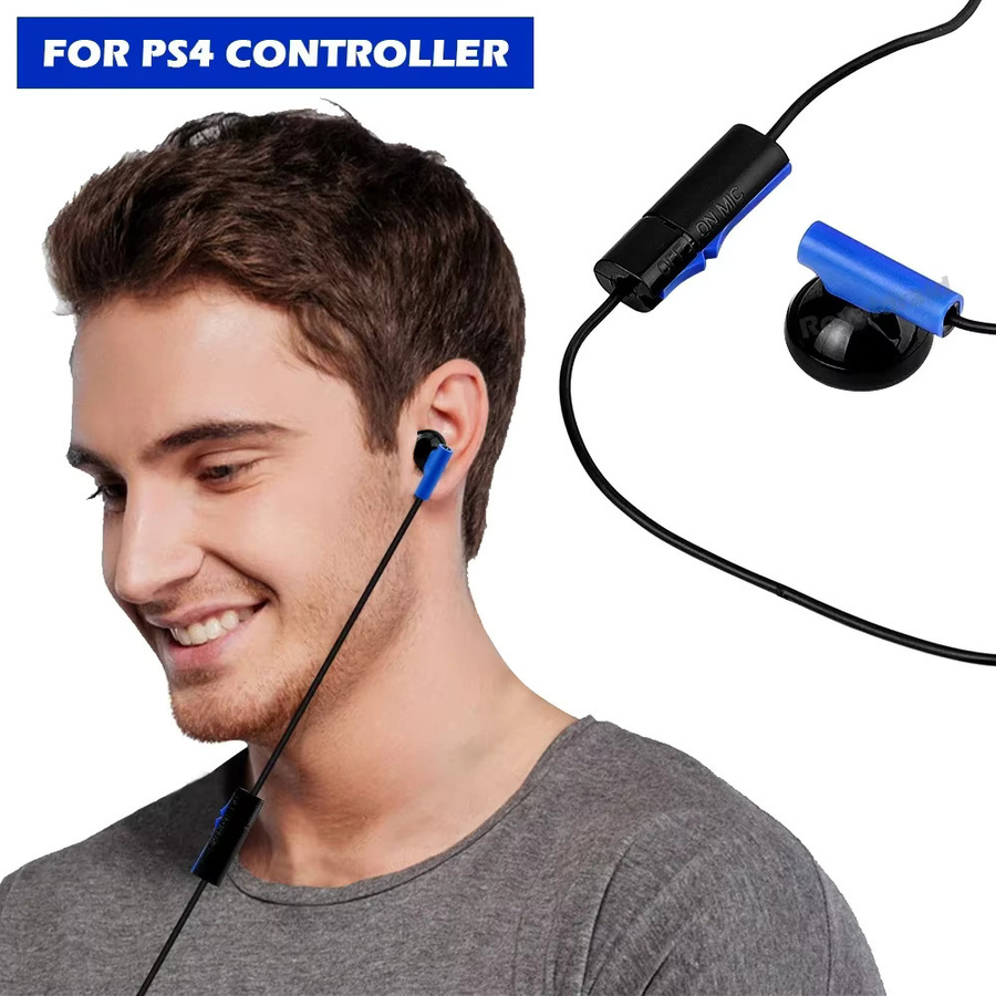 Hayoumon Gaming-Headset mit Mikrofon Mono-Chat-Ohrhörer für PlayStation 4 Controller - Bild 3