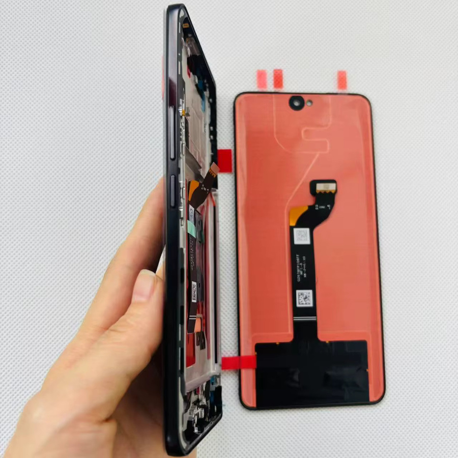 Original LCD Display Bildschirm mit Touch Digitizer und Rahmen für Huawei Honor 200 und Honor 200 Pro in Schwarz - Bild 2