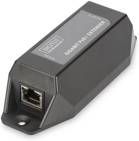 Digitus DN-95123 Gigabit PoE Extender IEEE 802.3at 22 W Schwarz - Bild 1