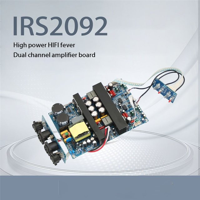 ZJMZYM IRS2092 Hochleistungs-HIFI-Verstärkerplatine Digital D-Klasse Zweikanal 500W+500W AC220V - Bild 1