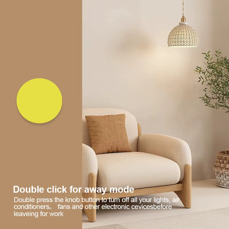 HIMOJO Zigbee Smart Wireless Scene Button Switch in Weiß, kompatibel mit Tuya App, Alexa und Google Home - Bild 3