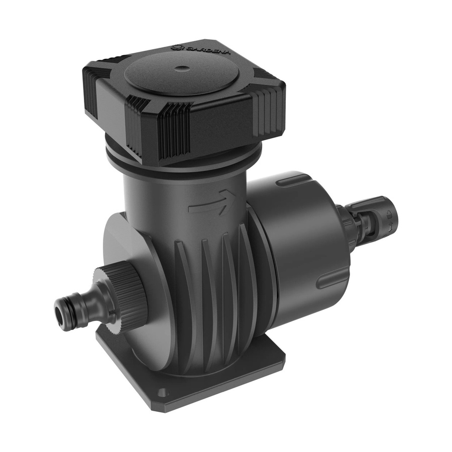 Gardena Micro-Drip-System Basisgerät 2000 mit 4,6mm Anschlussstück in Schwarz - Bild 2